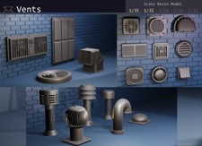 Vents (roof, wall or large) -