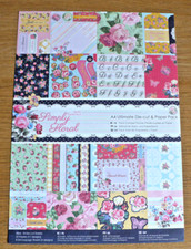 Simply Floral - A4 Ultimate Die-Cut & Paper Pack- Docrafts Papermania - 48pk