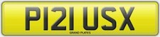 PRIUS Number plate P121 USX