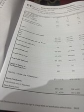 Woodwarm Fireview 6kW Stove Rear Fire Brick Compatible