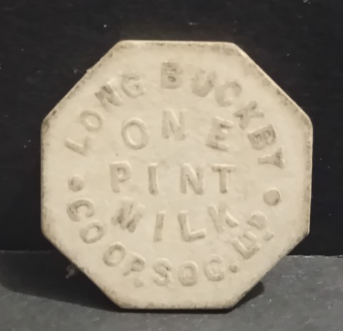 Old used pint - co-op, milk