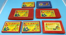 Seven Meccano empty outfit boxes  (B)