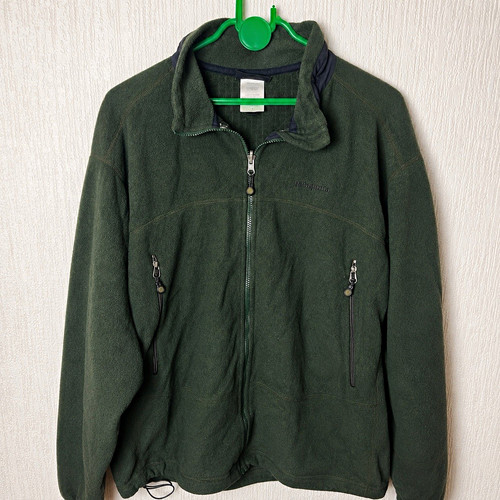 Patagonia men green full zip - green,