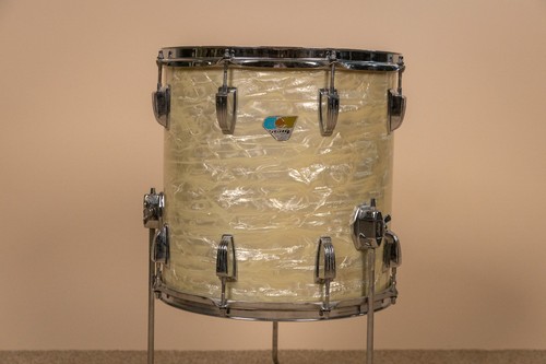 1970s ludwig 14x14 white - ludwig,