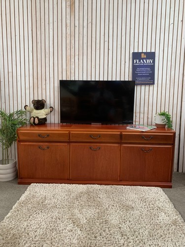 Mid century teak long - mid-century,