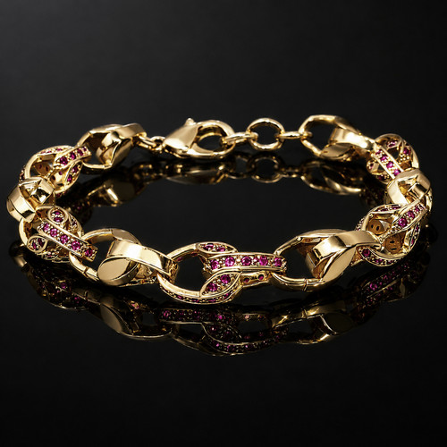 Womens 18k gold layered - layered, tulip