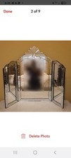Etched silver arched venetian - silver,