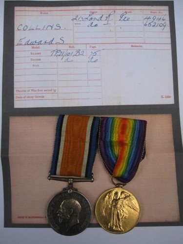 Ww1 medal pair - medal, pair.21/london