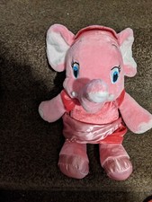 Anxious Pink Elephant in Dress Plush Soft Toy Haven Holidays  12"