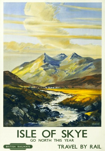 Scottish vintage railway - scottish,