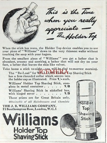 Williams holder top shaving - top',