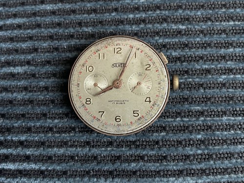 Vintage silver chronographe - vintage,