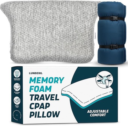 Lunderg travel cpap pillow - travel,