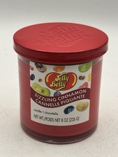 Jelly Belly Sizzling Cinnamon 8 Ounce Candle New Christmas Smell Devine