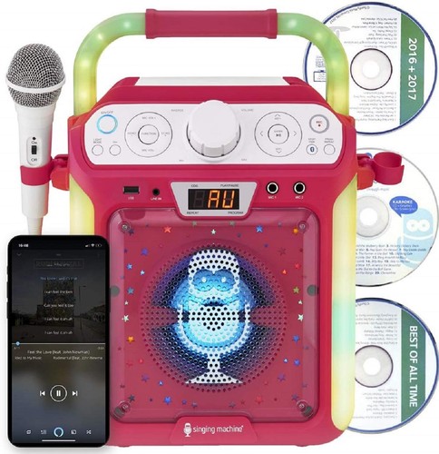 Bluetooth karaoke machine - cd,