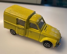Majorette Citroen Acadiane Van, 1:60 Scale, Die Cast model No 235, Yellow