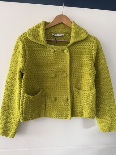Zara lime green cardigan - green,