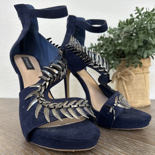 Sophia lee navy blue suede - sophia,