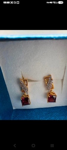 Rhodolite garnet jewellery set - garnet,
