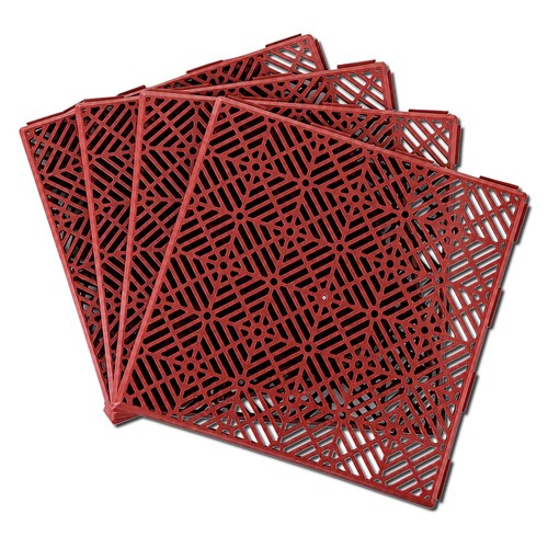 Terracotta mesh effect garden - terracotta,
