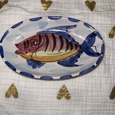 8 Inch Oval Fish Dish Platter