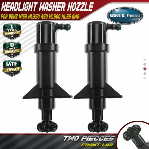 2pcs headlight washer - headlight, nozzles