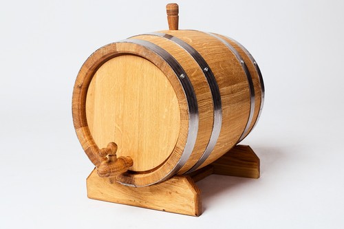 Oak barrel cask - barrel, 2l