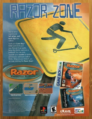 2001 razor freestyle scooter - razor,