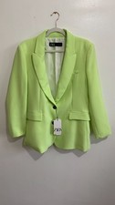 Zara New womens lime green