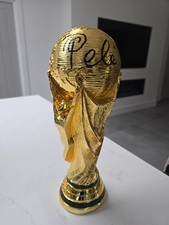 Pele signed WORLD CUP TROPHY - Shirt Jersey Autograph Messi Ronaldo