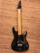 Ibanez SA260M 2007 black with white trim electric guitar