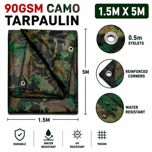 Camouflage tarp 5 - camouflage, m