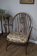1950's Ercol Old Colonial 307 Beech & Elm Tub Chair -