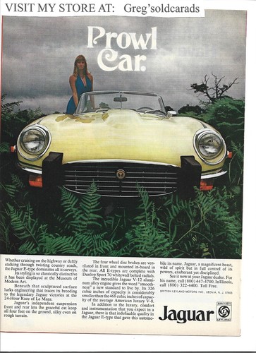 Original 1974 jaguar e - jaguar, v-12