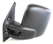 For VW Transporter T4 Van 1990-2003 Manual Wing Door Mirror Black Passenger Side