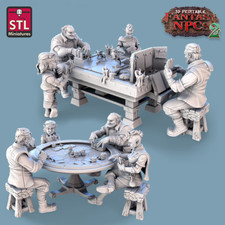 Role-playing Round Miniature
