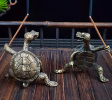 Kung Fu Turtle Incense Holder