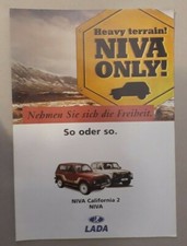 Lada Niva 4x4 Brochure 1998 -