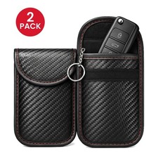 2 Pack Car Key Signal Blocker Case Faraday Cage Pouch Keyless RFID Blocking Bag