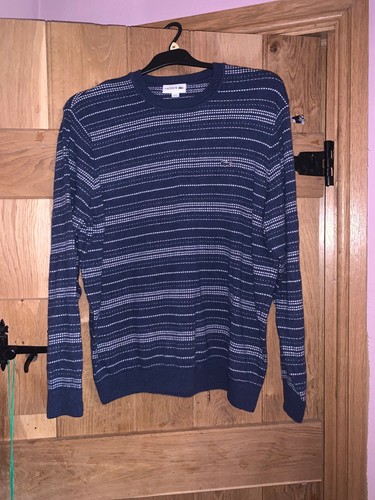 Lacoste jumper stripe - jumper, navy