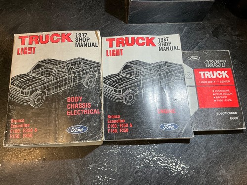 1987 ford truck shop manuals - 1987,