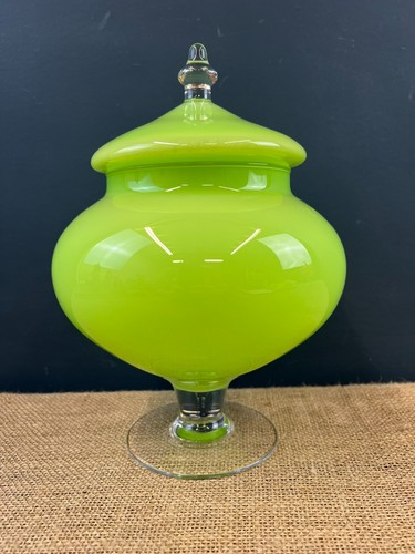 Vintage murano glass lime - glass,