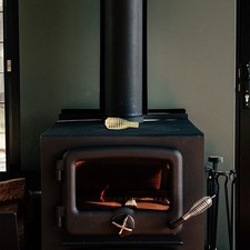 Wood Stove Handle: Stainless