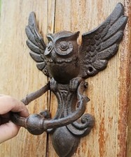 Cast Iron Owl Door