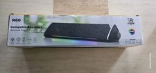SOULION R60 RGB Speakers Bluetooth 5.3Soundbar for Desktop PC Laptop RRP£35