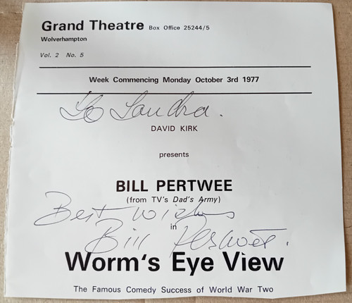 Original autograph bill - autograph,