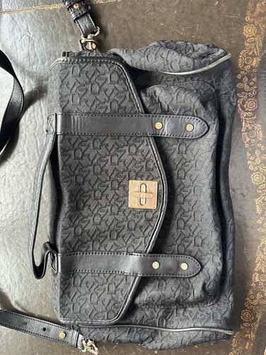 Dkny black logo monogram - black,