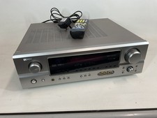 Denon AVR-1306 A/V Receiver Dolby DTS Surround Sound System Silver With Remote