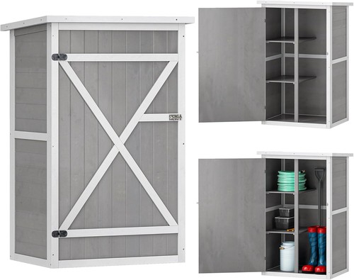 Outsunny wooden garden shed - outsunny,