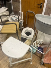Mobility Equipment Toilet Seat Frame Trolley Drive Table Commode Bath Job Lot 